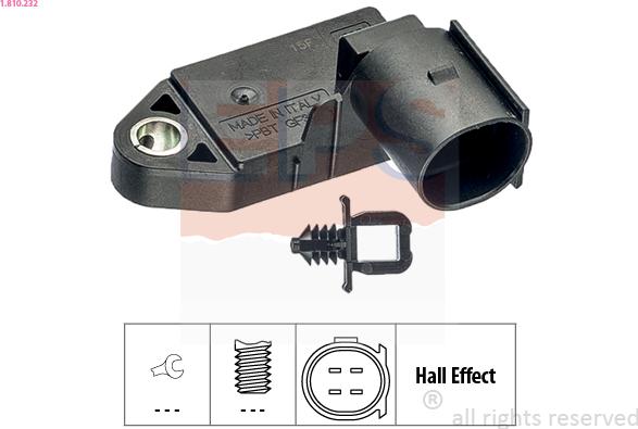 EPS 1.810.232 - Interruttore luce freno www.autoricambi360.it