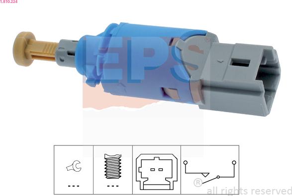 EPS 1.810.224 - Interruttore luce freno www.autoricambi360.it