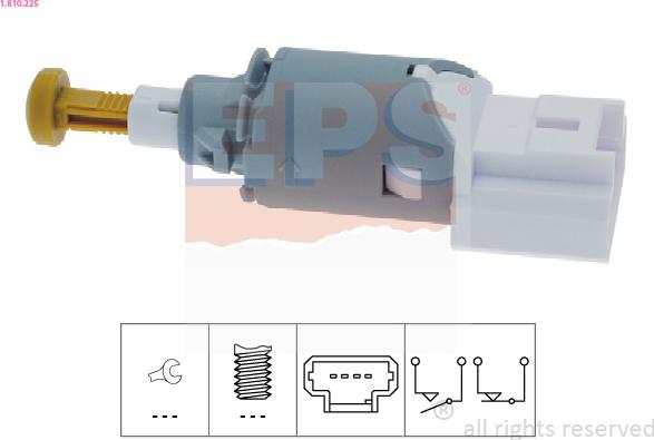 EPS 1.810.225 - Interruttore luce freno www.autoricambi360.it