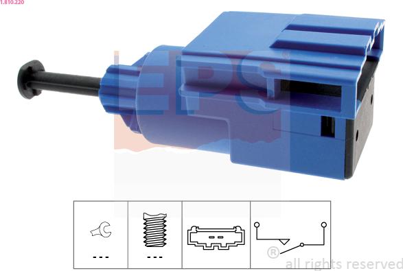 EPS 1.810.220 - Innesto, Comando disinnesto frizione www.autoricambi360.it