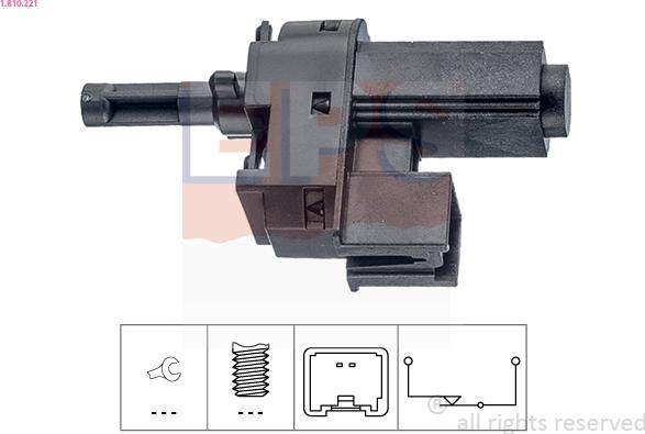 EPS 1.810.221 - Innesto, Comando disinnesto frizione www.autoricambi360.it