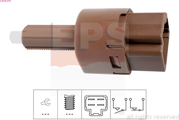 EPS 1.810.276 - Interruttore luce freno www.autoricambi360.it