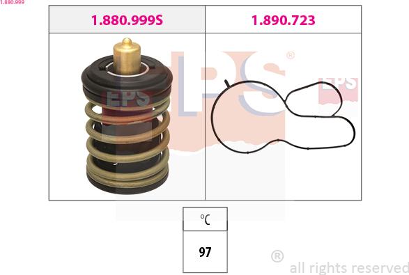 EPS 1.880.999 - Termostato, Refrigerante www.autoricambi360.it