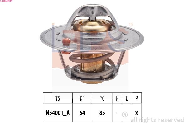 EPS 1.880.994S - Termostato, Refrigerante www.autoricambi360.it