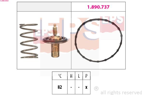 EPS 1.880.950 - Termostato, Refrigerante www.autoricambi360.it