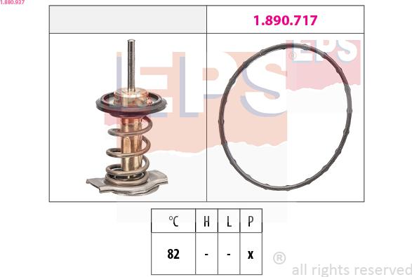 EPS 1.880.937 - Termostato, Refrigerante www.autoricambi360.it