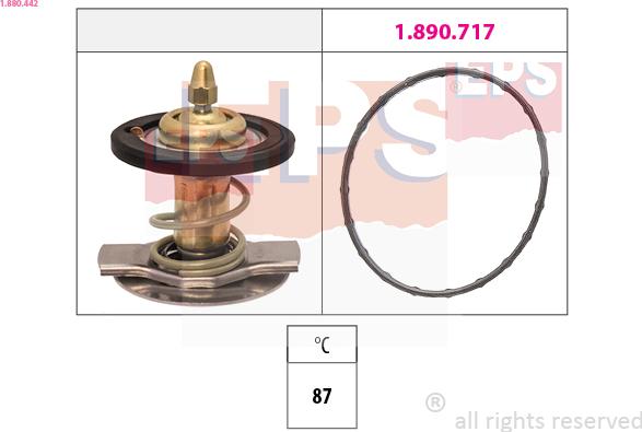 EPS 1.880.442 - Termostato, Refrigerante www.autoricambi360.it