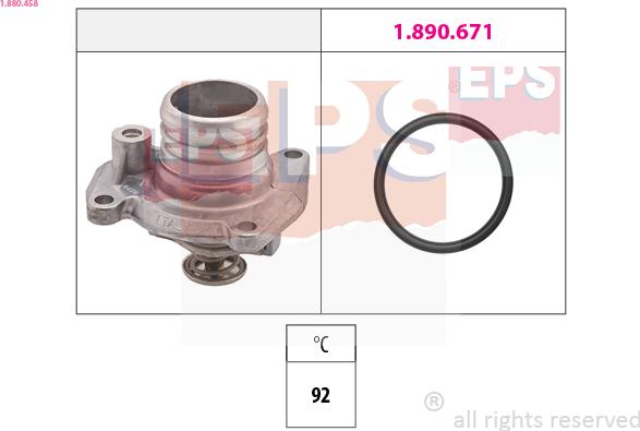 EPS 1.880.458 - Termostato, Refrigerante www.autoricambi360.it
