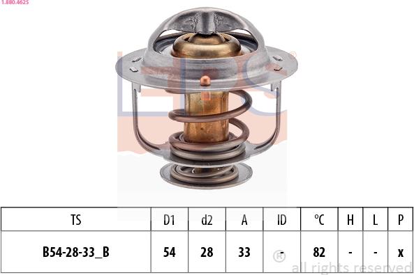 EPS 1.880.462S - Termostato, Refrigerante www.autoricambi360.it