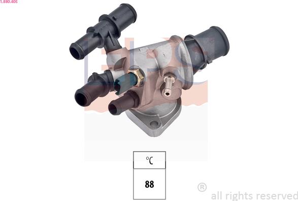 EPS 1.880.405 - Termostato, Refrigerante www.autoricambi360.it