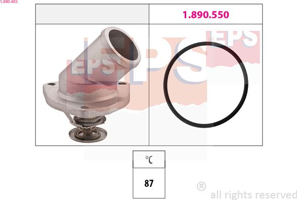 EPS 1.880.402 - Termostato, Refrigerante www.autoricambi360.it