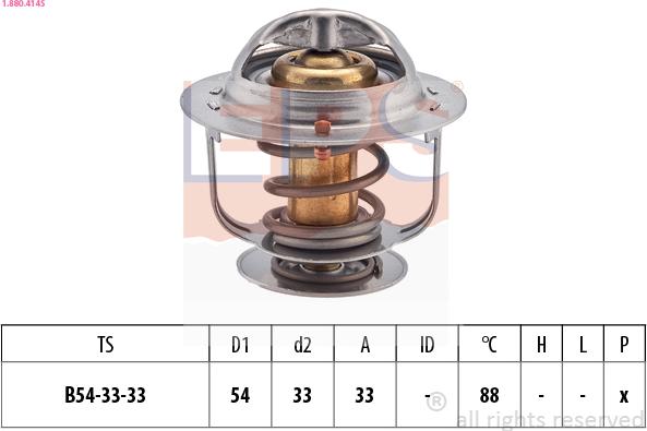 EPS 1.880.414S - Termostato, Refrigerante www.autoricambi360.it