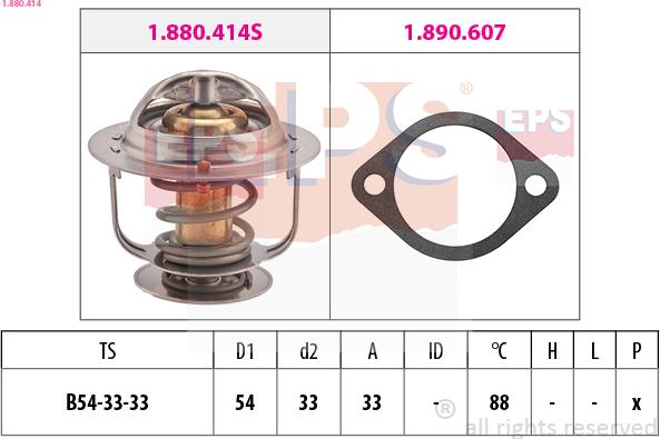 EPS 1.880.414 - Termostato, Refrigerante www.autoricambi360.it