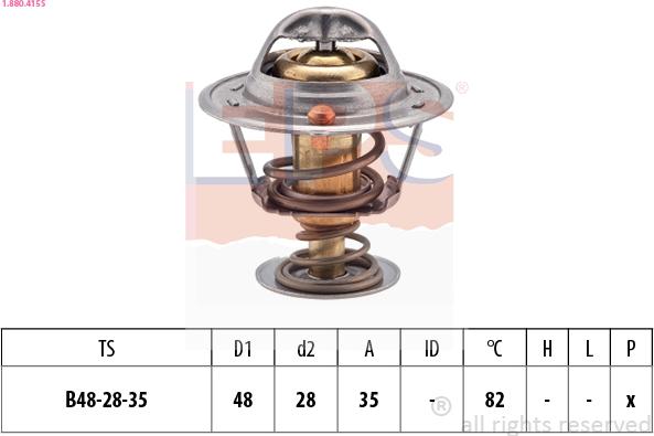 EPS 1.880.415S - Termostato, Refrigerante www.autoricambi360.it