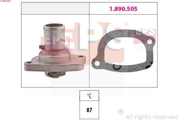 EPS 1.880.482 - Termostato, Refrigerante www.autoricambi360.it