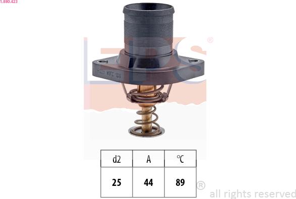 EPS 1.880.423 - Termostato, Refrigerante www.autoricambi360.it