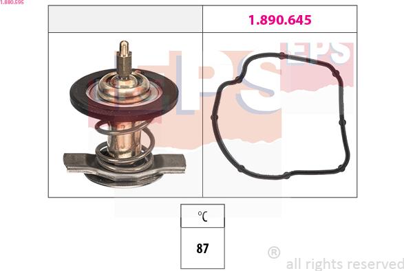 EPS 1.880.595 - Termostato, Refrigerante www.autoricambi360.it