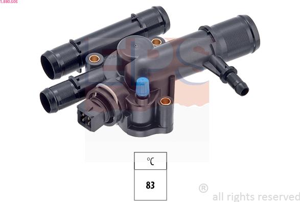 EPS 1.880.505 - Termostato, Refrigerante www.autoricambi360.it