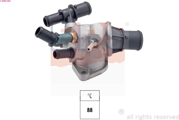 EPS 1.880.585 - Termostato, Refrigerante www.autoricambi360.it