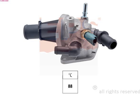 EPS 1.880.580 - Termostato, Refrigerante www.autoricambi360.it