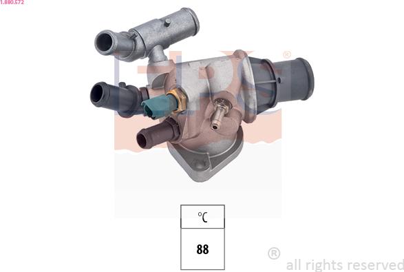 EPS 1.880.572 - Termostato, Refrigerante www.autoricambi360.it