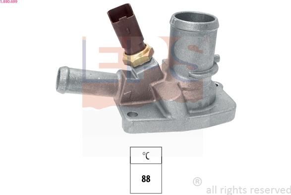 EPS 1.880.699 - Termostato, Refrigerante www.autoricambi360.it