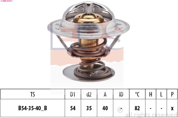 EPS 1.880.641S - Termostato, Refrigerante www.autoricambi360.it