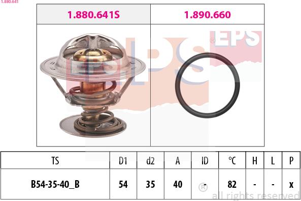 EPS 1.880.641 - Termostato, Refrigerante www.autoricambi360.it
