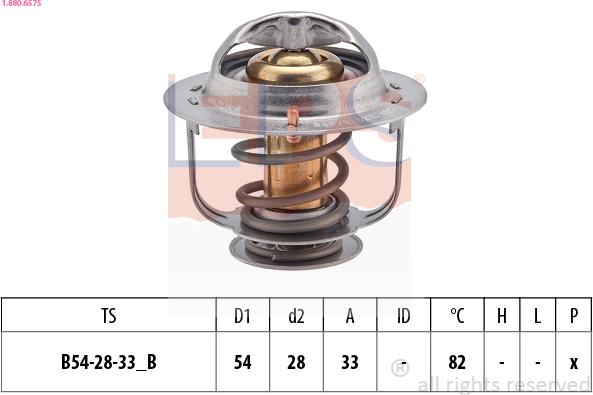 EPS 1.880.657S - Termostato, Refrigerante www.autoricambi360.it