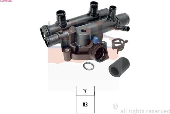EPS 1.880.666K - Termostato, Refrigerante www.autoricambi360.it