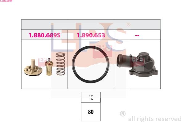 EPS 1.880.689K - Termostato, Refrigerante www.autoricambi360.it