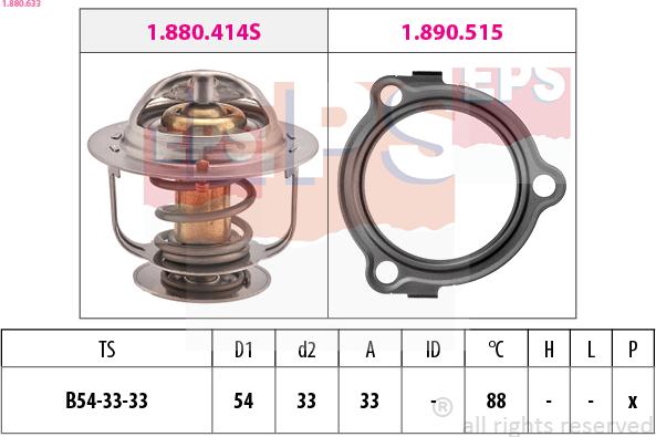 EPS 1.880.633 - Termostato, Refrigerante www.autoricambi360.it