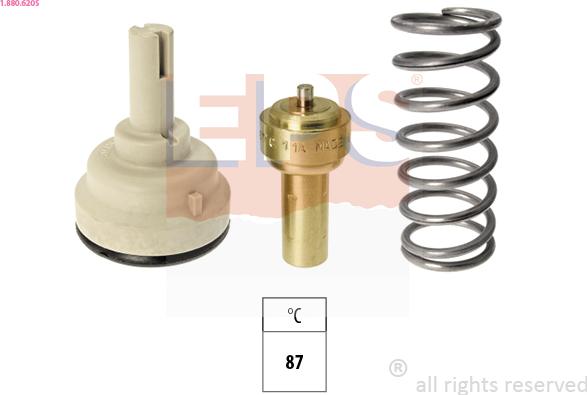 EPS 1.880.620S - Termostato, Refrigerante www.autoricambi360.it