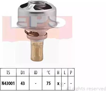 EPS 1.880.628 - Termostato, Refrigerante www.autoricambi360.it