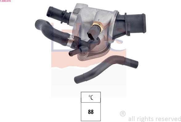 EPS 1.880.676 - Termostato, Refrigerante www.autoricambi360.it