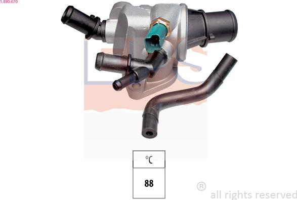 EPS 1.880.670 - Termostato, Refrigerante www.autoricambi360.it