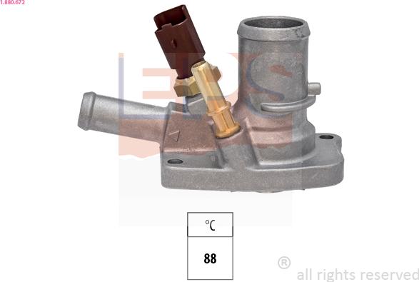EPS 1.880.672 - Termostato, Refrigerante www.autoricambi360.it