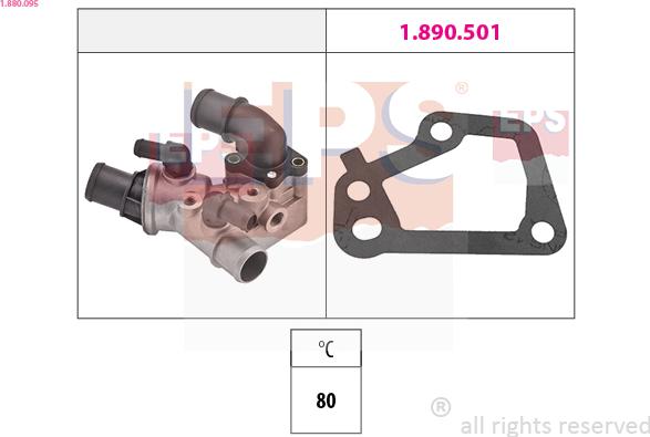EPS 1.880.095 - Termostato, Refrigerante www.autoricambi360.it