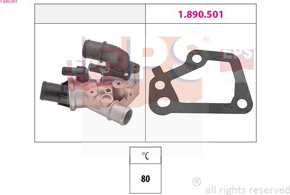 EPS 1.880.097 - Termostato, Refrigerante www.autoricambi360.it
