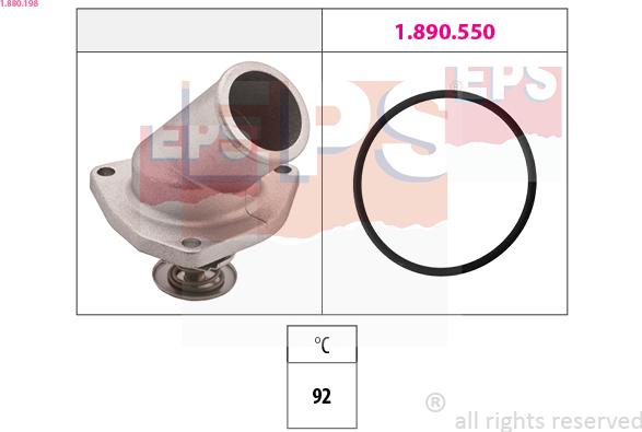EPS 1.880.198 - Termostato, Refrigerante www.autoricambi360.it