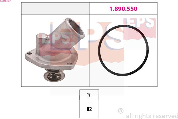 EPS 1.880.197 - Termostato, Refrigerante www.autoricambi360.it