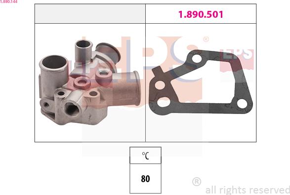 EPS 1.880.144 - Termostato, Refrigerante www.autoricambi360.it