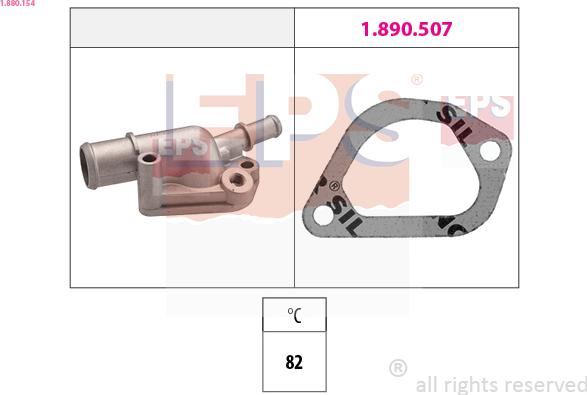 EPS 1.880.154 - Termostato, Refrigerante www.autoricambi360.it