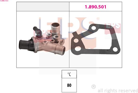 EPS 1.880.153 - Termostato, Refrigerante www.autoricambi360.it
