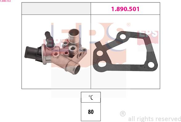 EPS 1.880.152 - Termostato, Refrigerante www.autoricambi360.it