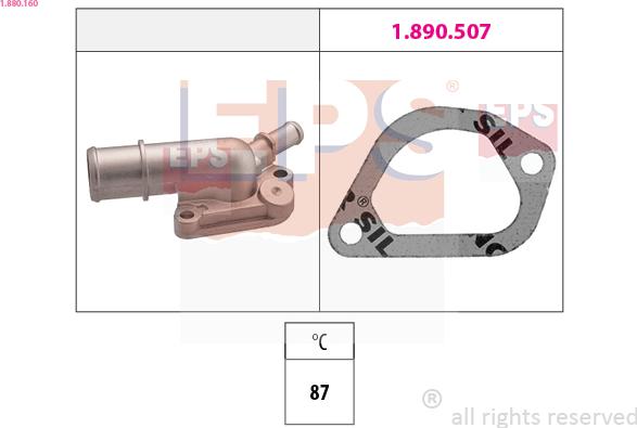EPS 1.880.160 - Termostato, Refrigerante www.autoricambi360.it