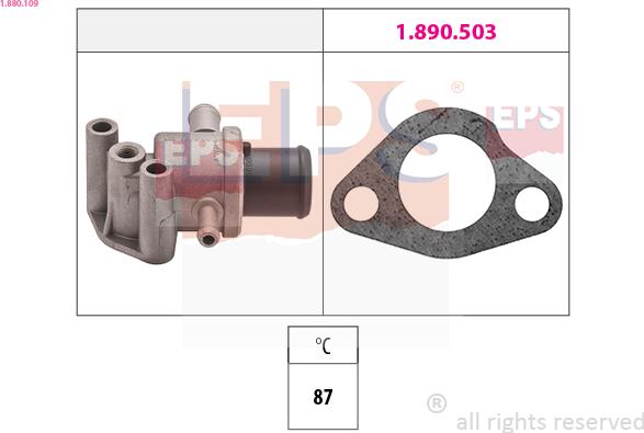 EPS 1.880.109 - Termostato, Refrigerante www.autoricambi360.it