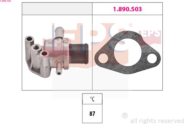 EPS 1.880.105 - Termostato, Refrigerante www.autoricambi360.it