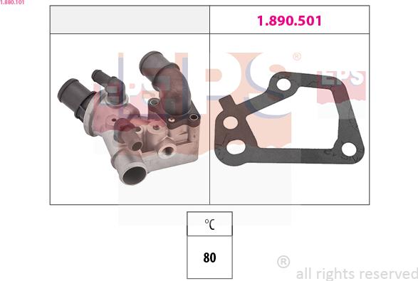 EPS 1.880.101 - Termostato, Refrigerante www.autoricambi360.it