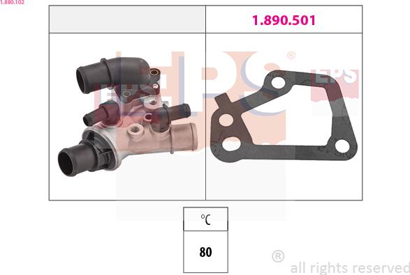 EPS 1.880.102 - Termostato, Refrigerante www.autoricambi360.it